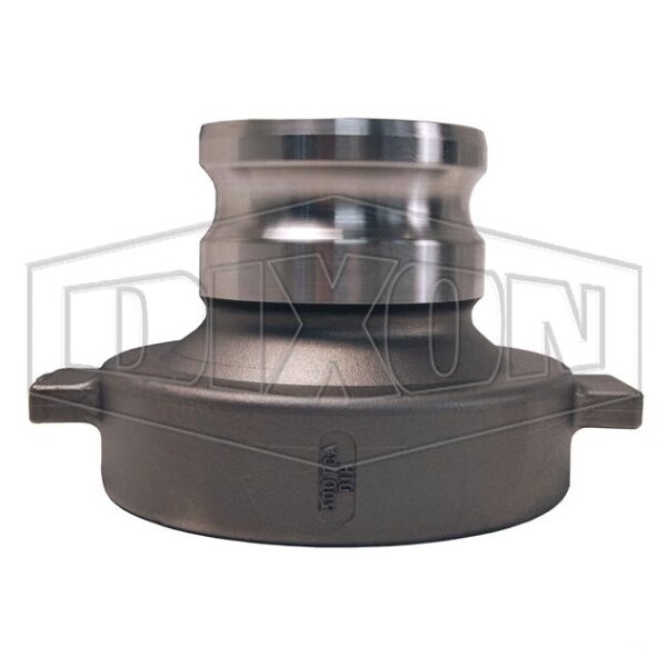 Cam and Groove Tank Car Adapter, 4 in, Adapter x Railroad, 316 SS, Domestic